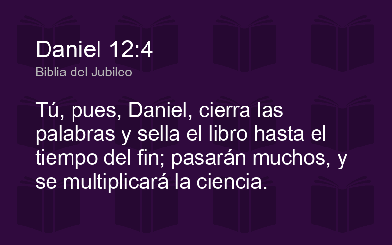 Daniel 12:4 - Bíblia